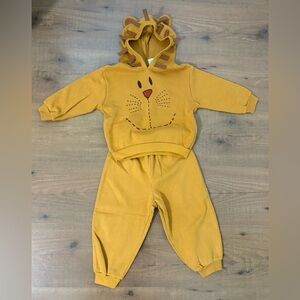 Halloween Costume Lion Hoodie and Pants Set
Color: Yellow * Size: 18 Months